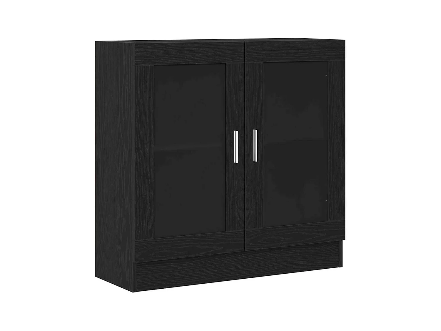 Bibliothèque Chêne Noir 82,5x30,5x80 cm en bois d'ingénierie