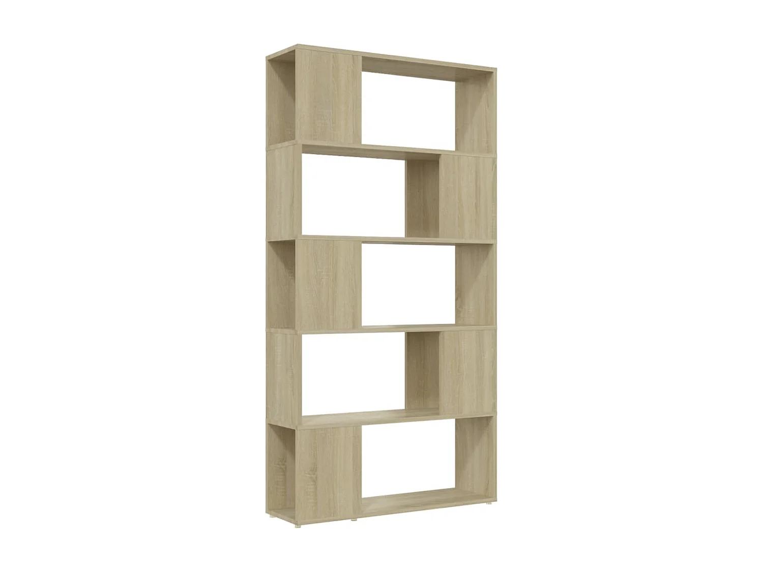 Bibliothèque de séparation Chêne sonoma 80x24x155 cm