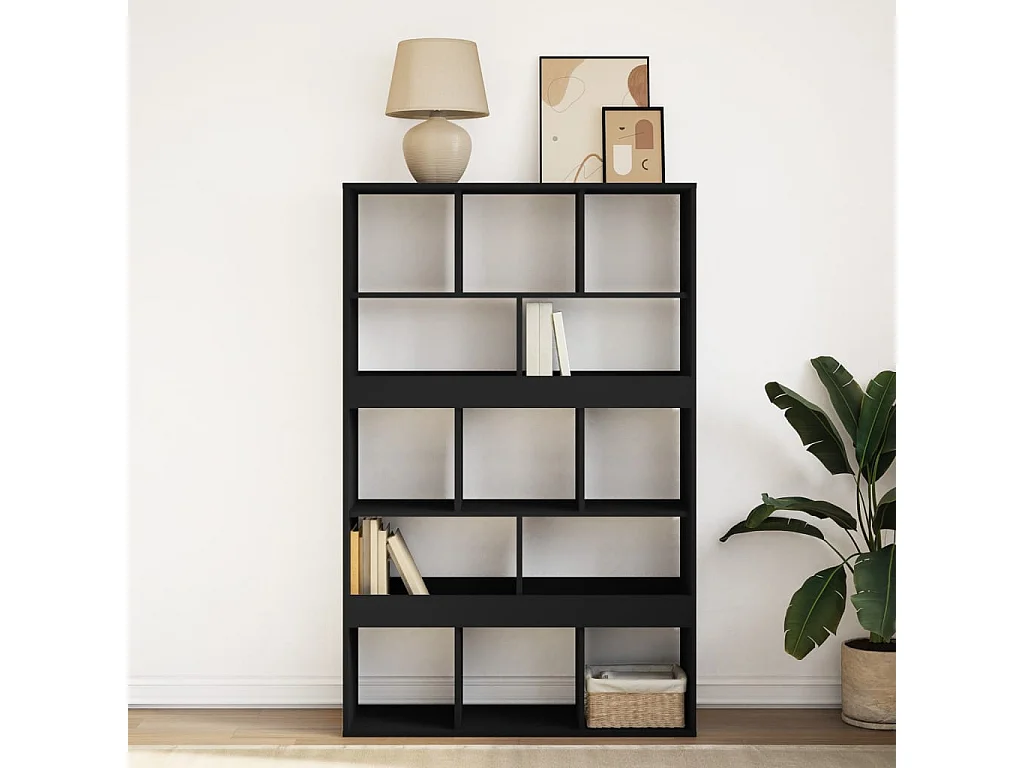 Libreria bianca 100x33x156,5 cm in legno ingegnerizzato