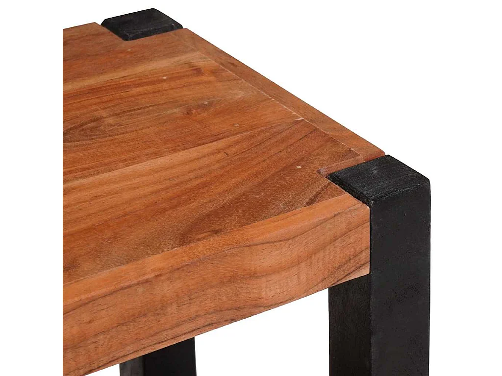 Bibliothèque 80 x 30 x 110 cm Bois d'Acacia Massif