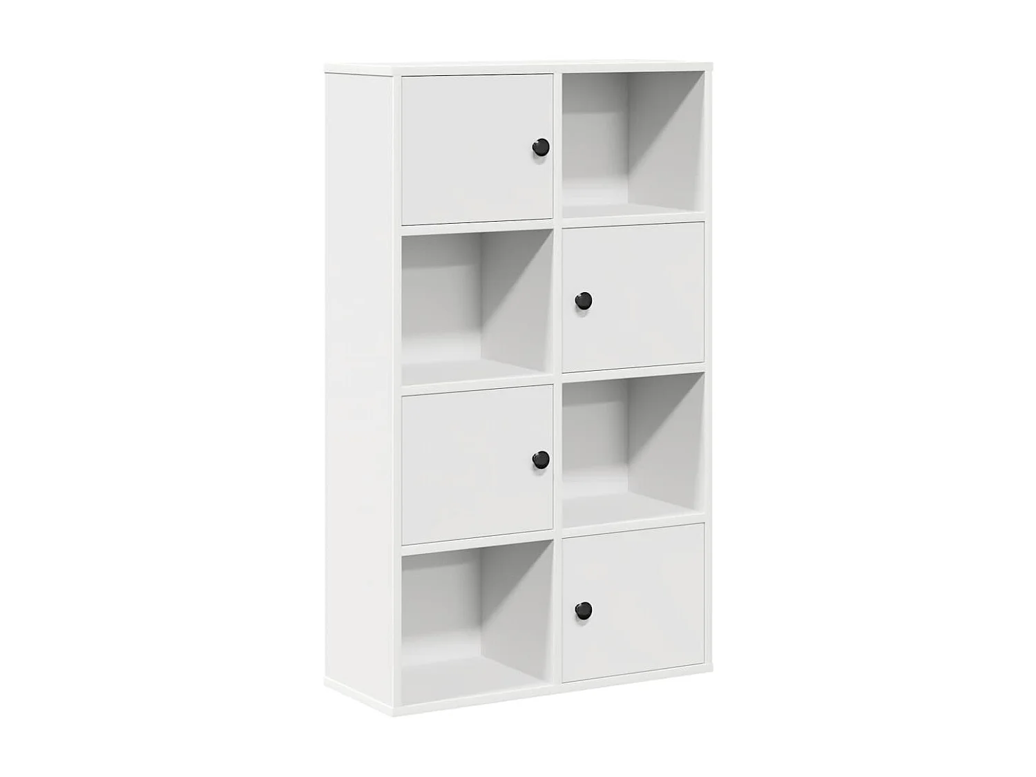 Bibliothèque blanc 60x24x101,5 cm bois d'ingénierie