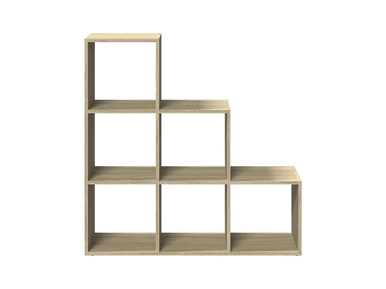 3-laags kamerverdelerplank in Sonoma eiken 99x29x99 cm