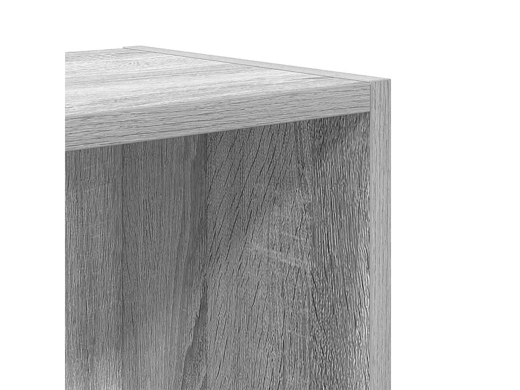 Libreria grigia Sonoma 31x24x52 cm in legno ingegnerizzato