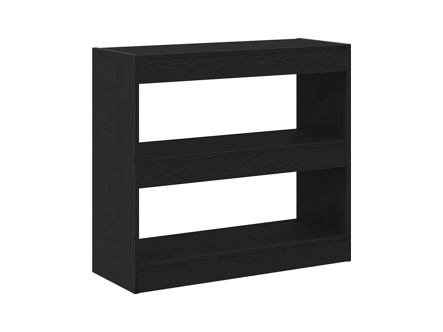 Cabinet de livres en chêne noir - 80x30x72 cm