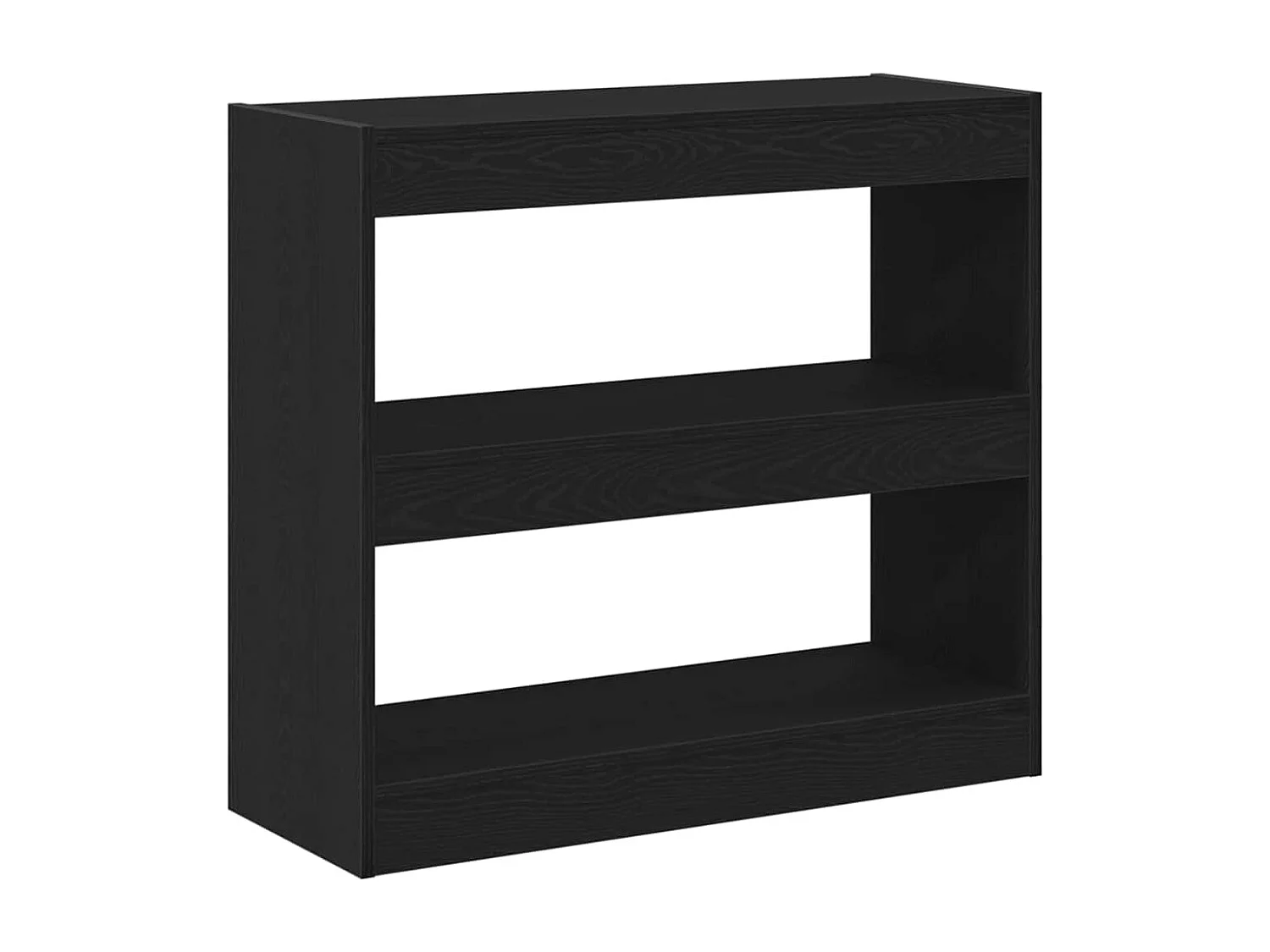 Cabinet de livres en chêne noir - 80x30x72 cm