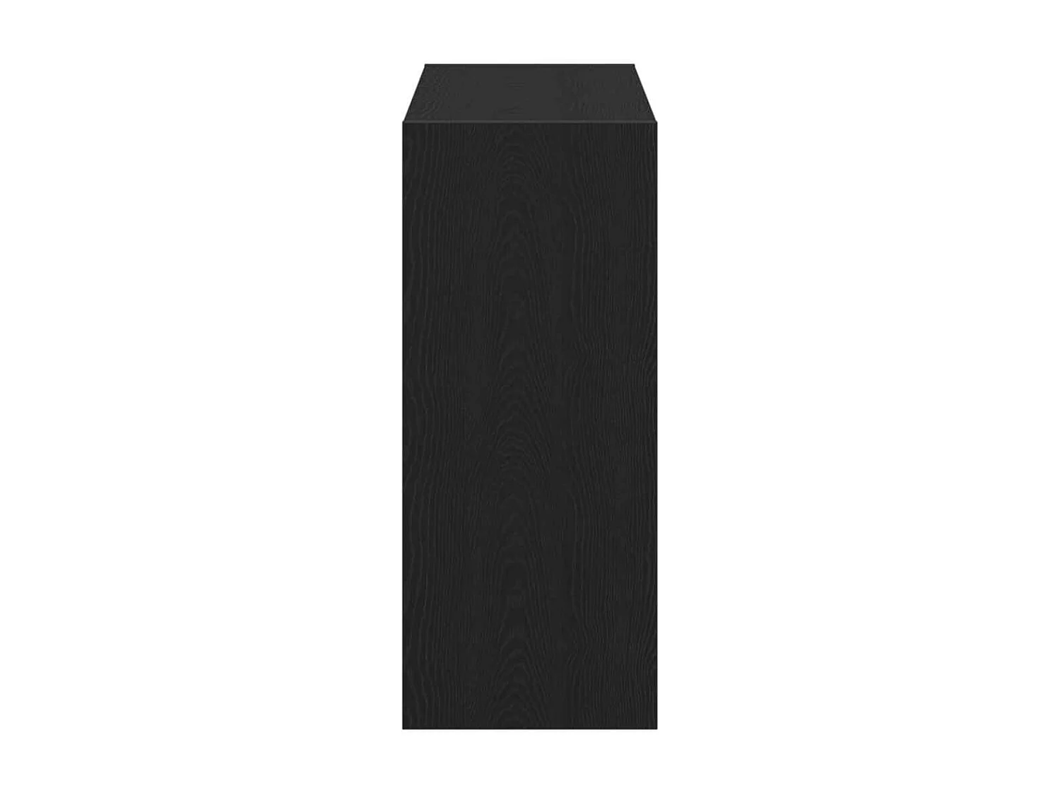 Cabinet de livres en chêne noir - 80x30x72 cm