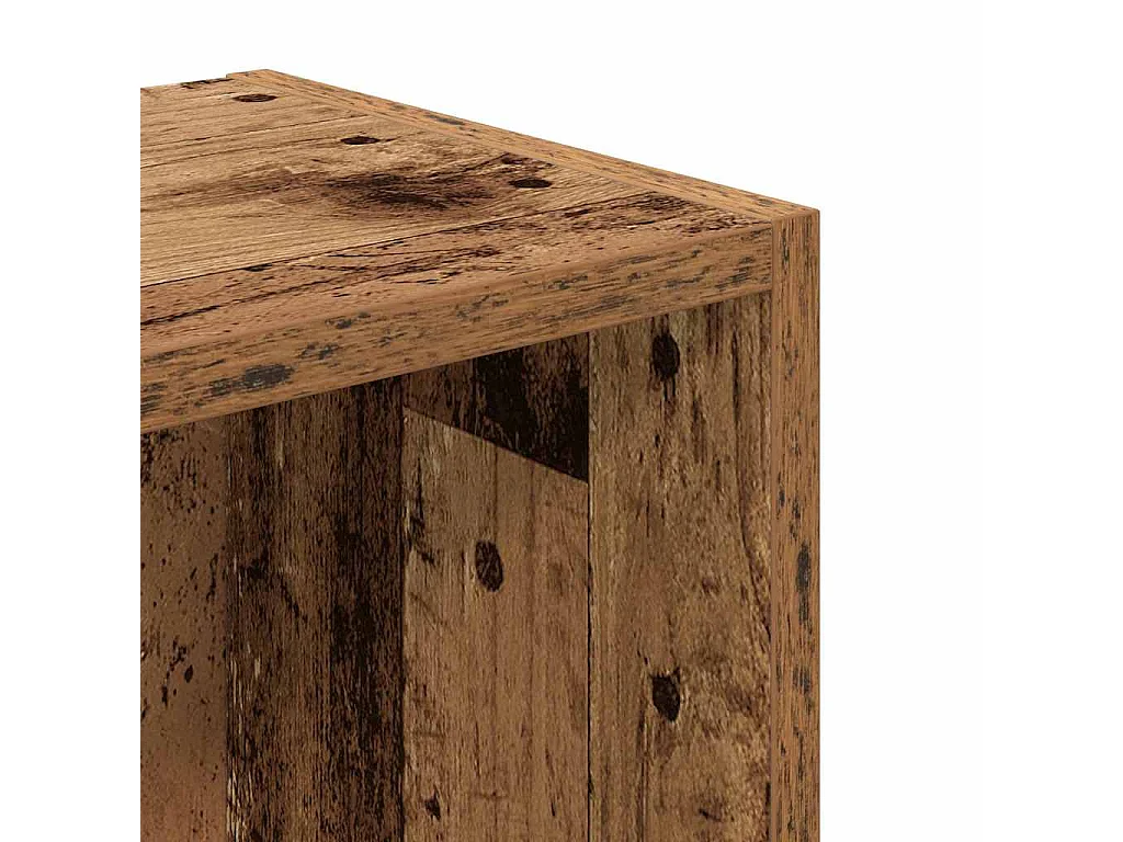 Bibliothèque vieux bois 31x24x77 cm bois d'ingénierie