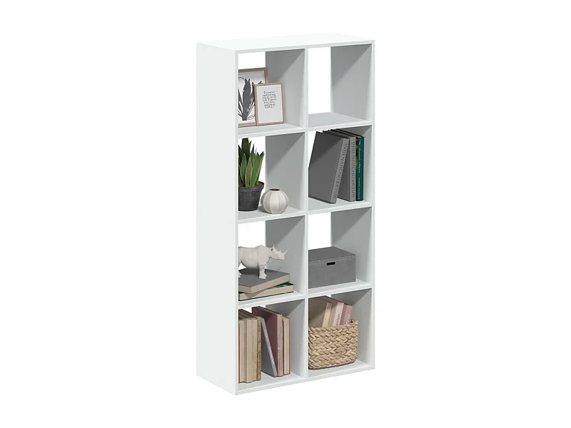 Witte kamerverdelerplank 69,5x29x137,5 cm