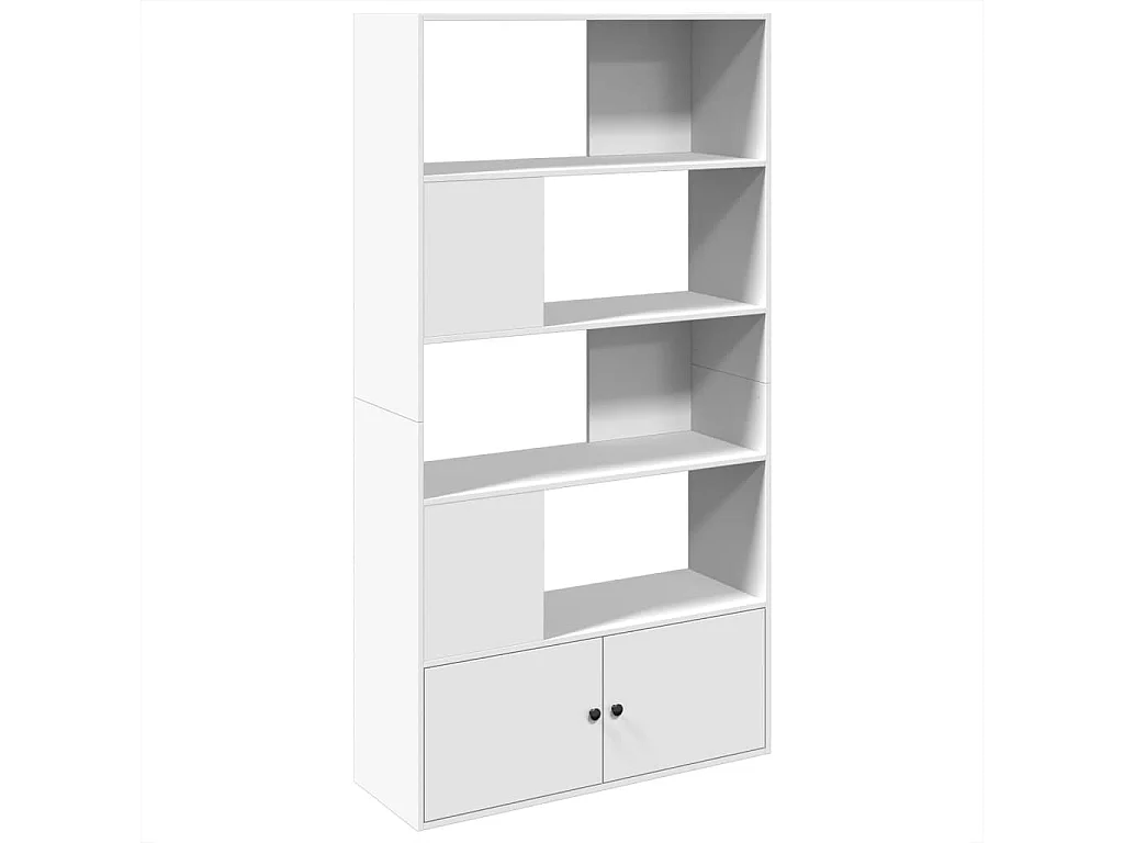 Libreria bianca 100x36x189 cm in legno ingegnerizzato