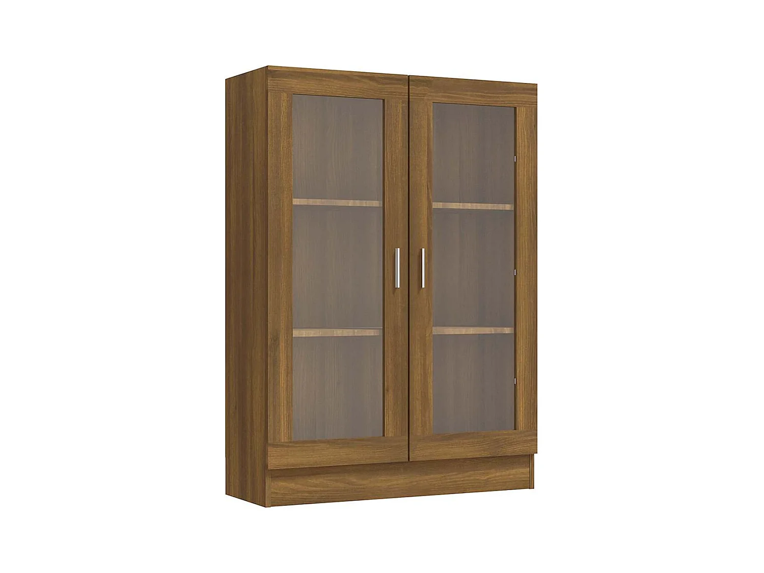 Vetrina Rovere marrone 82,5x30,5x115cm Legno ingegnerizzato