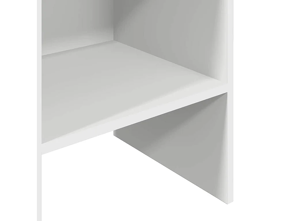 Bibliothèque Blanc 40x35x180 cm Bois d'ingénierie