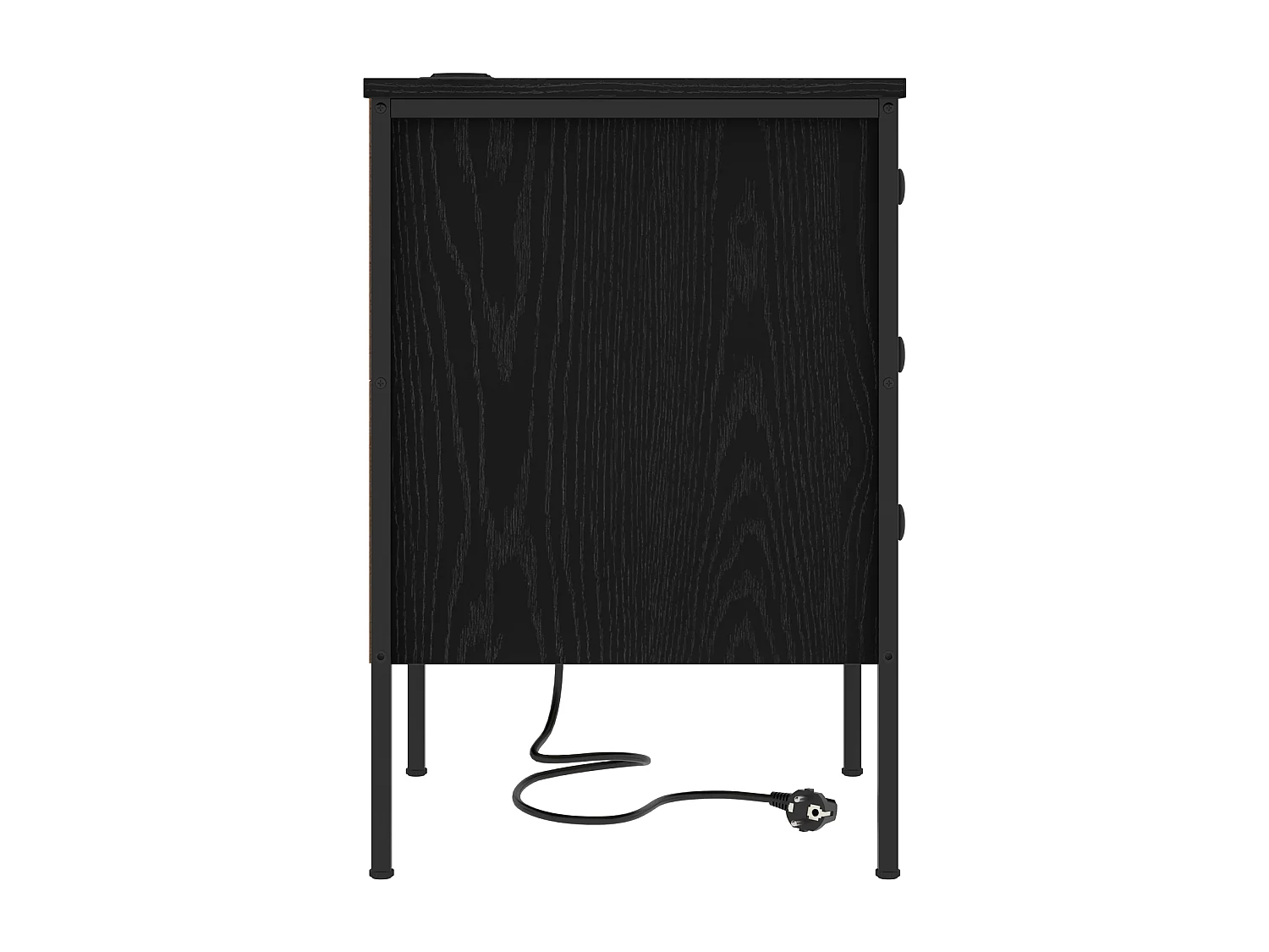 Cabinet de chevet Chêne noir 42 x 41 x 61 cm Bois d'ingénierie