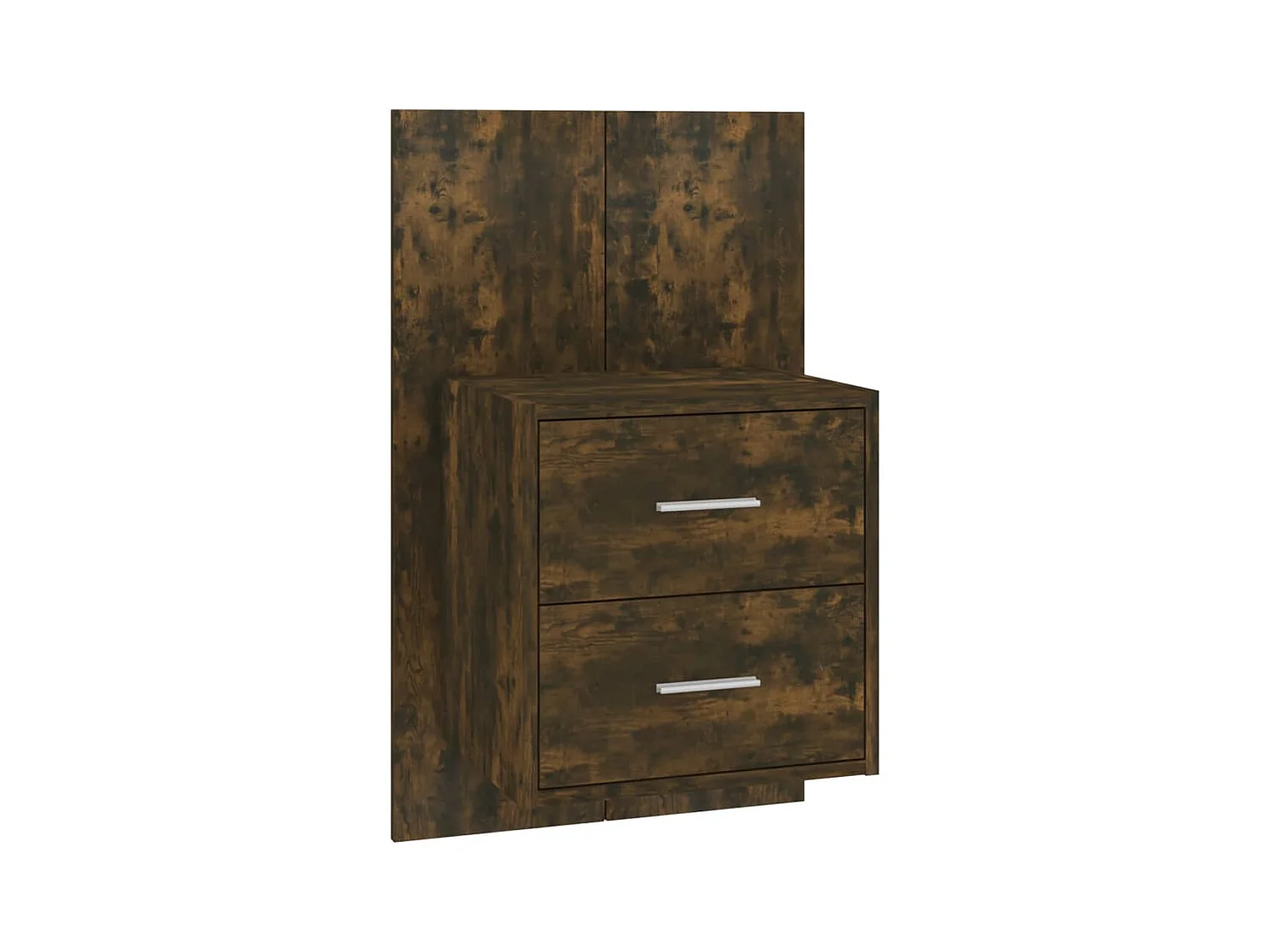 Table de chevet murale Chêne fumé