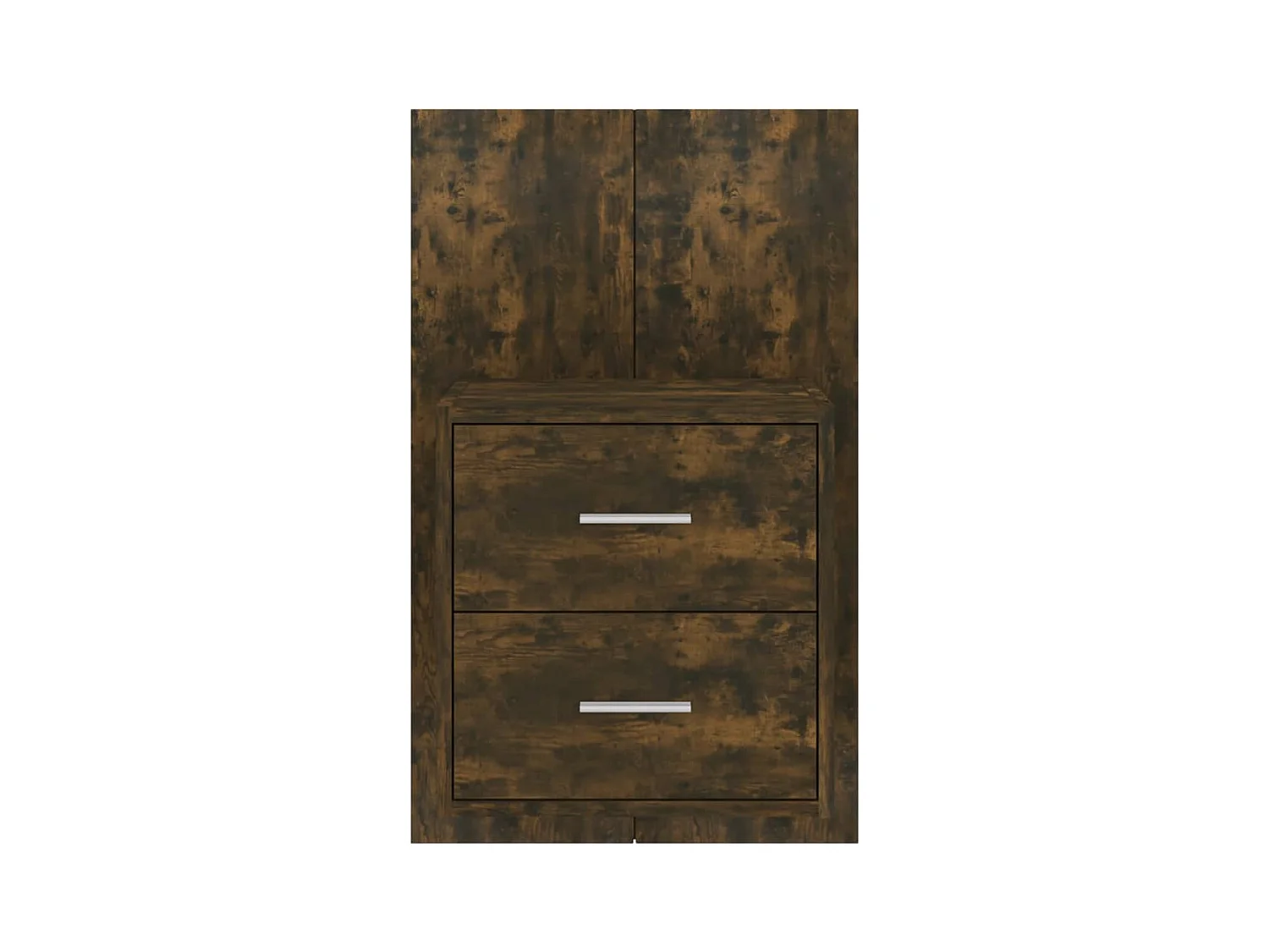 Table de chevet murale Chêne fumé