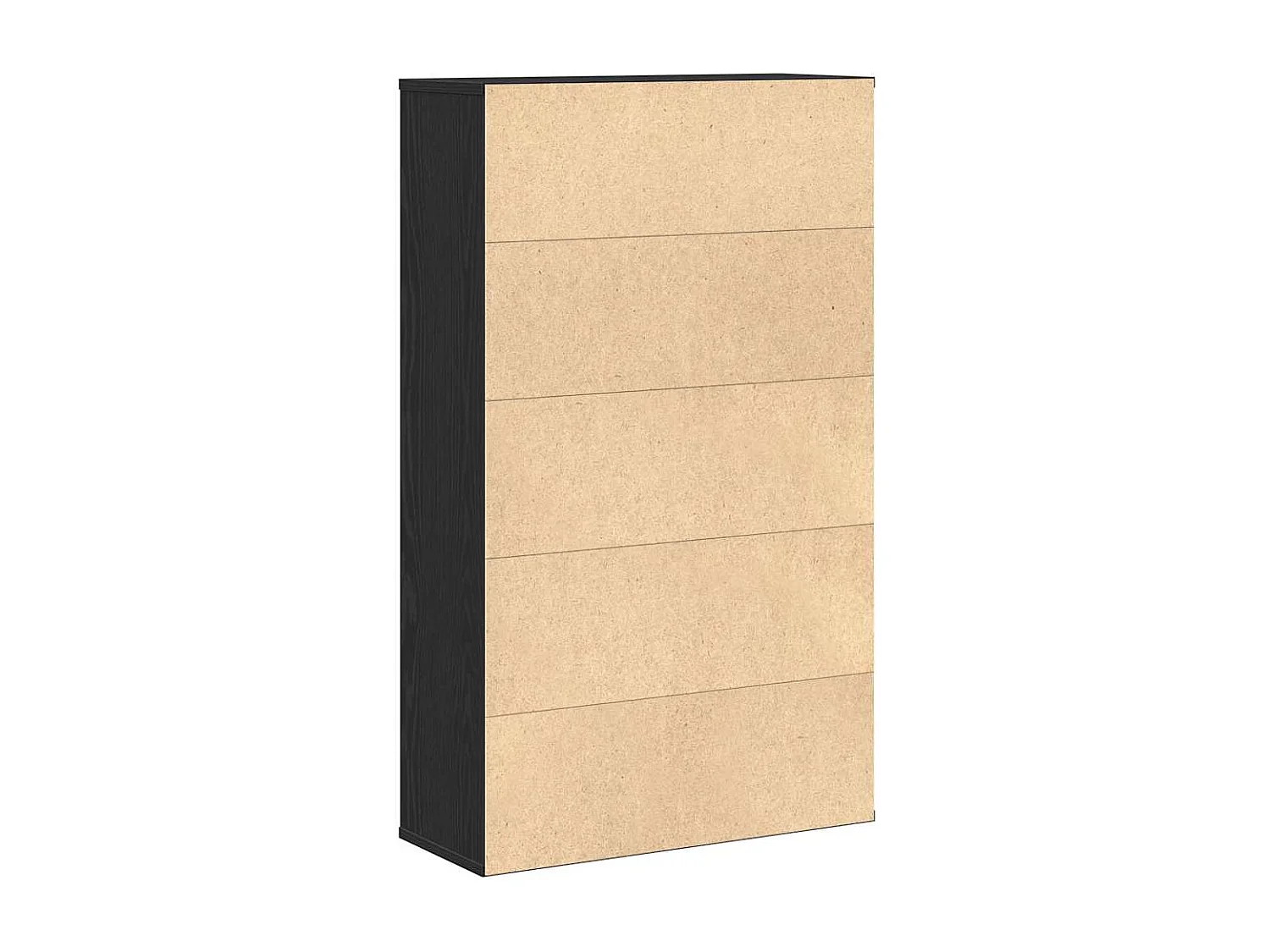 Bibliothèque chêne noir 60x24x101,5 cm bois d'ingénierie