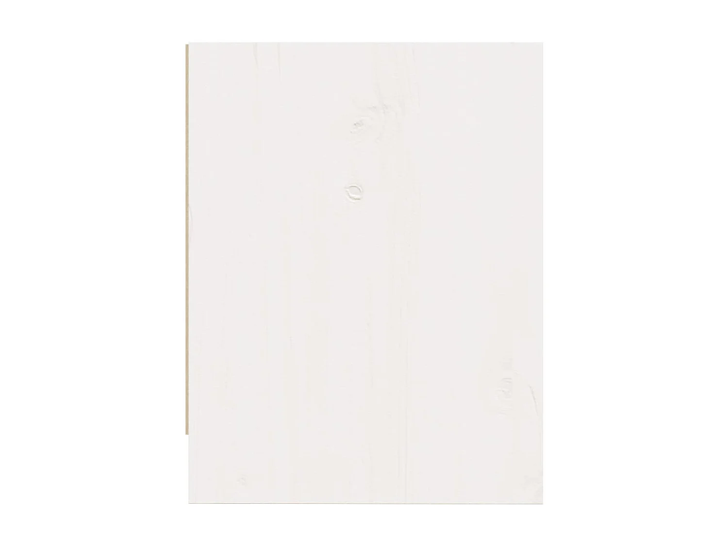 Comodino Bianco 40x30,5x40 cm Legno massello di pino