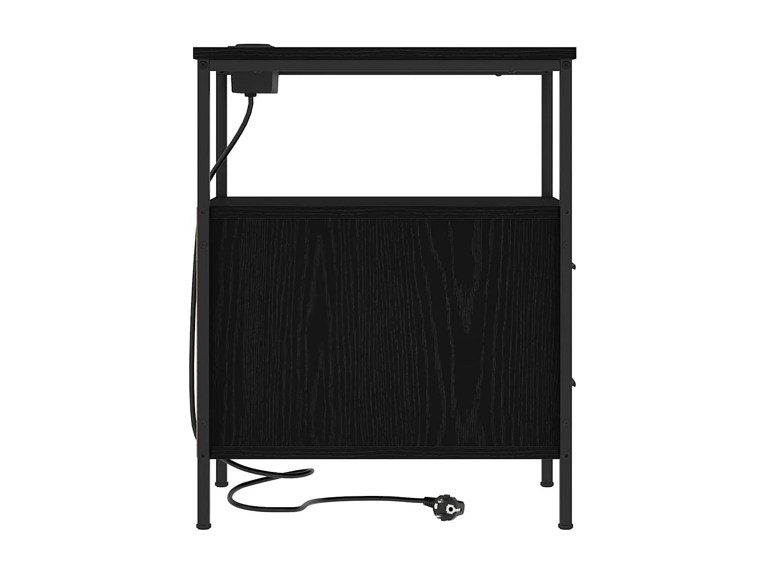 Cabinet de chevet Chêne noir 30 x 48 x 61 cm Bois d'ingénierie