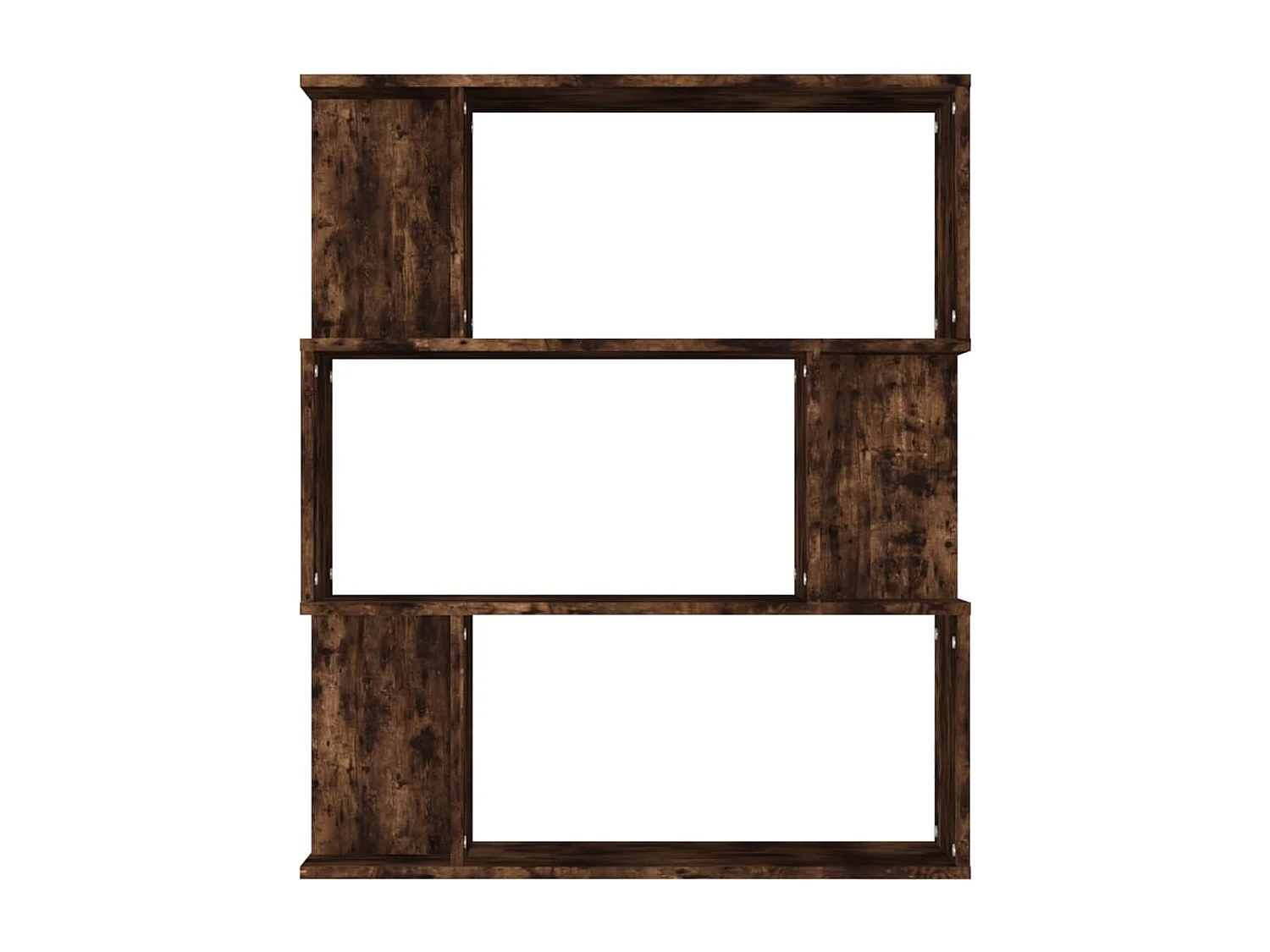 Bibliothèque/Cloison Chêne fumé 80x24x96 cm Bois d'ingénierie