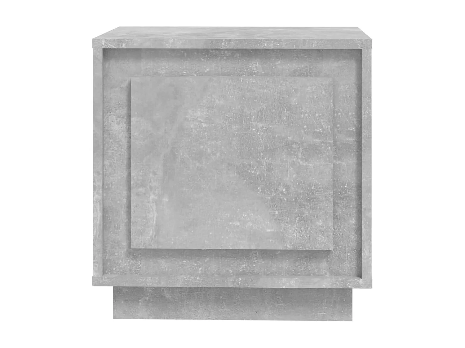 Comodini 2 pezzi grigio cemento 44x35x45 cm in legno ingegnerizzato