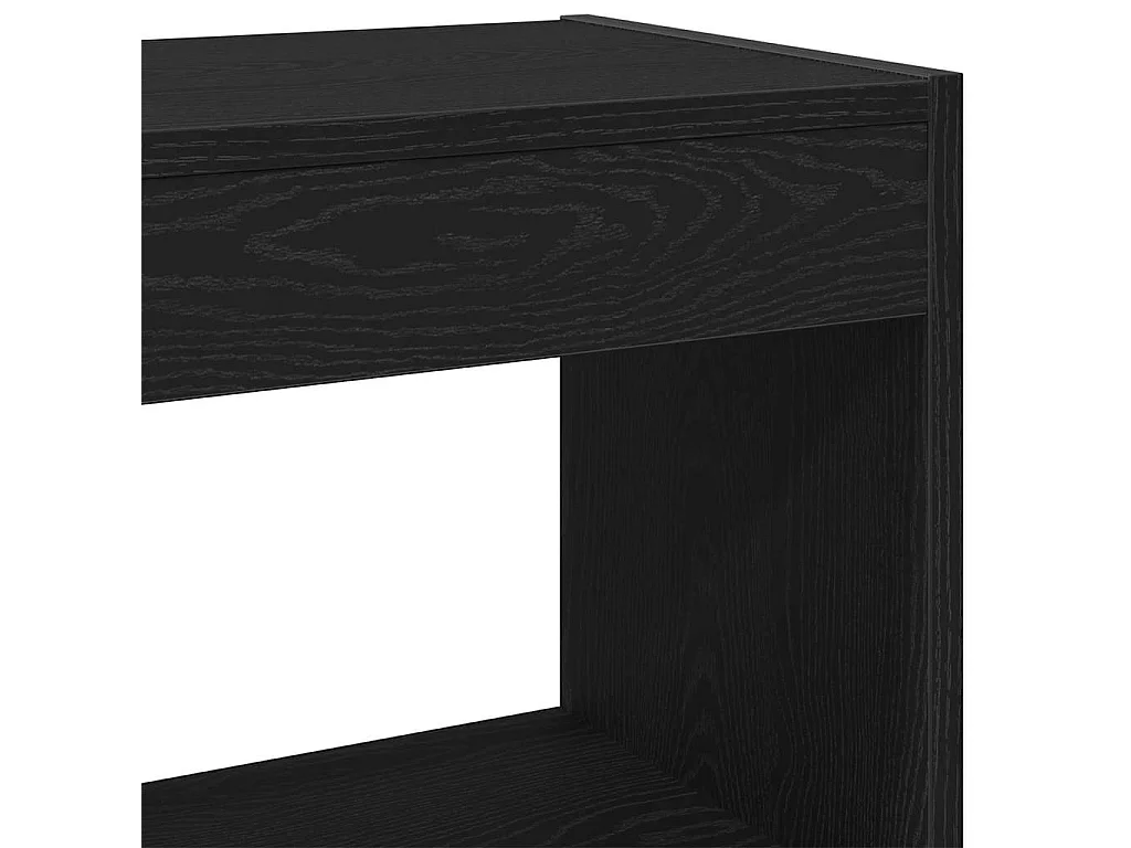 Bibliothèque/Séparateur de pièce Chêne noir 40x30x71,5 cm