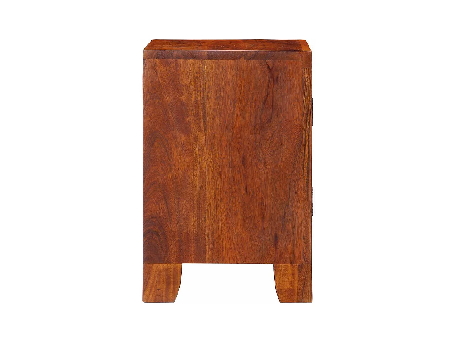 Table de chevet 2 pcs 40x30x45 cm bois d'acacia massif
