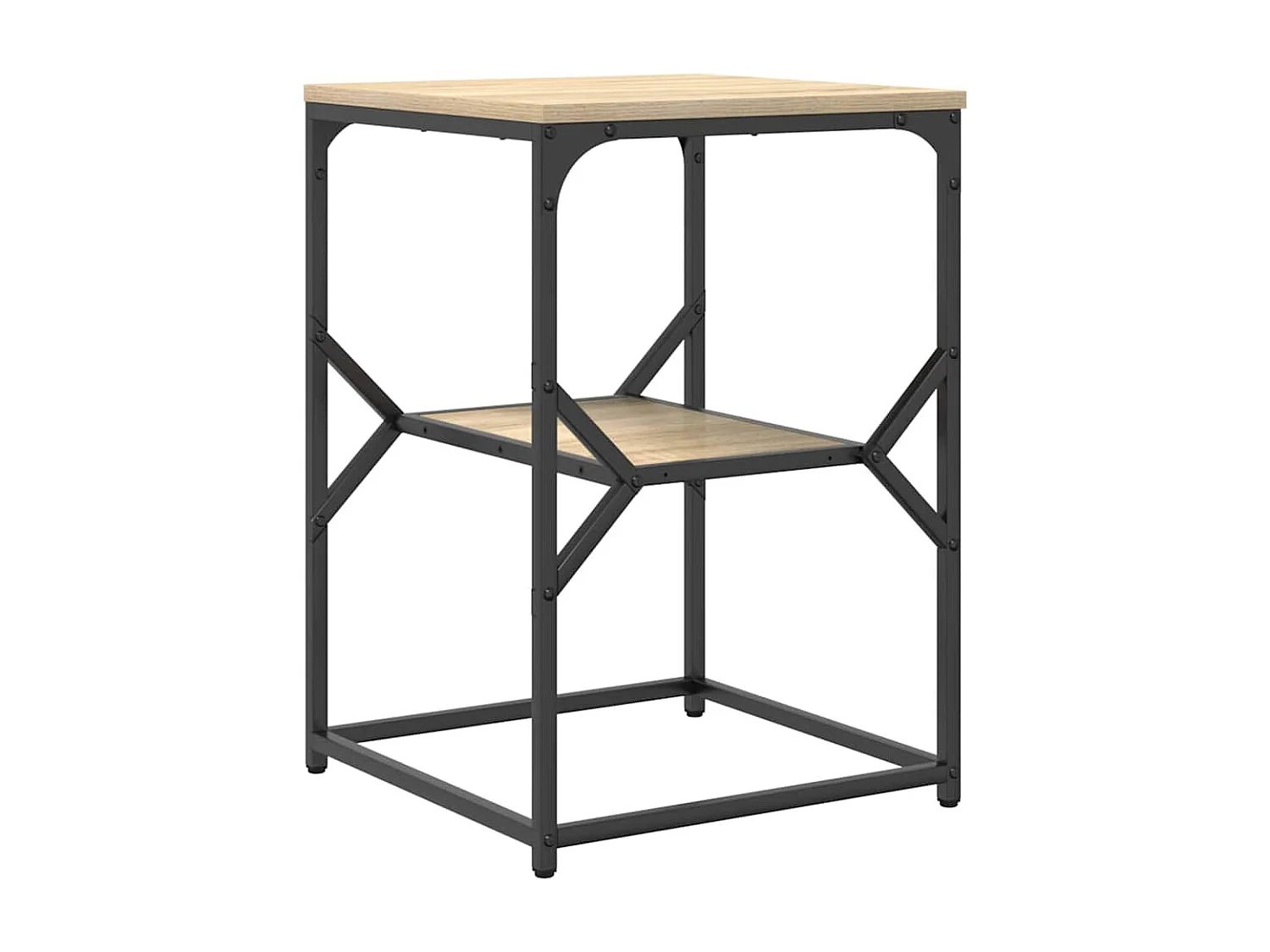 Table d'appoint en chêne Sonoma 41x40x60 cm en bois reconstitué