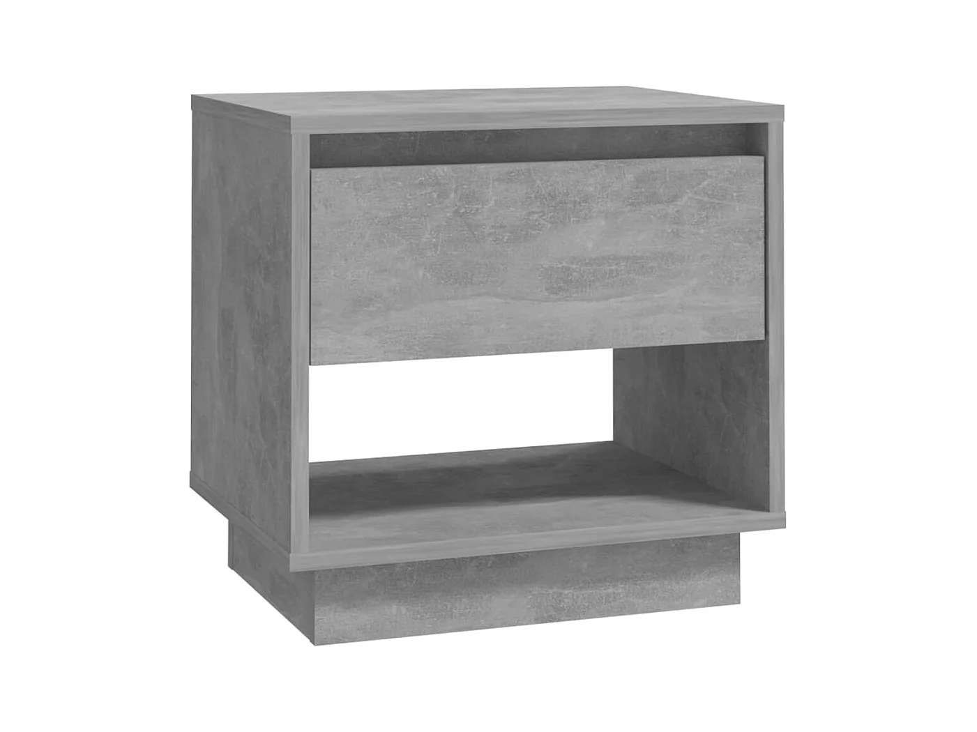 Tables de chevet 2 pcs Gris béton 45x34x44 cm Bois d'ingénierie