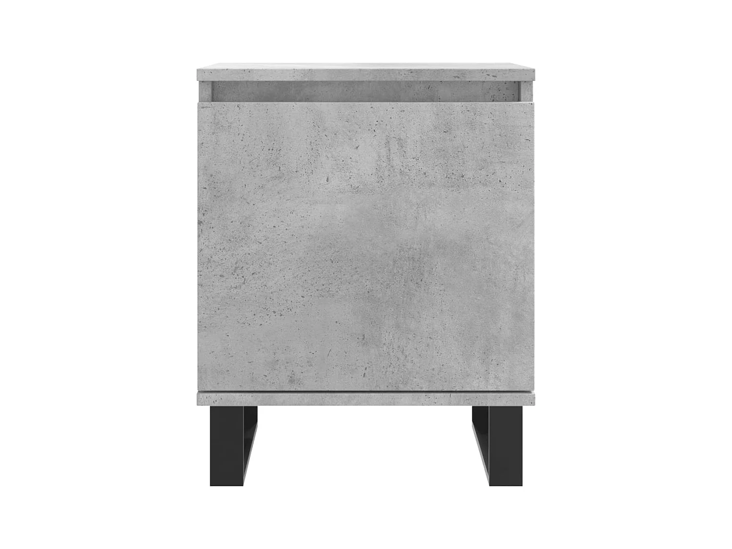 Mesitas de noche 2 piezas gris hormigón 40x30x50 cm madera de ingeniería