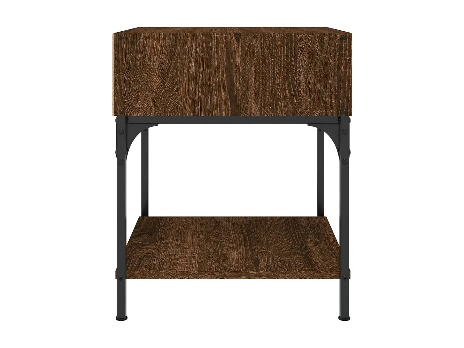 Nachtkastjes 2 stuks eikenbruin 40x41x50 cm bewerkt hout