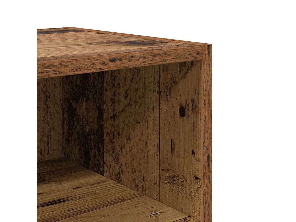 Nachtkastje Verouderd Hout 40x30x50 cm Technisch hout
