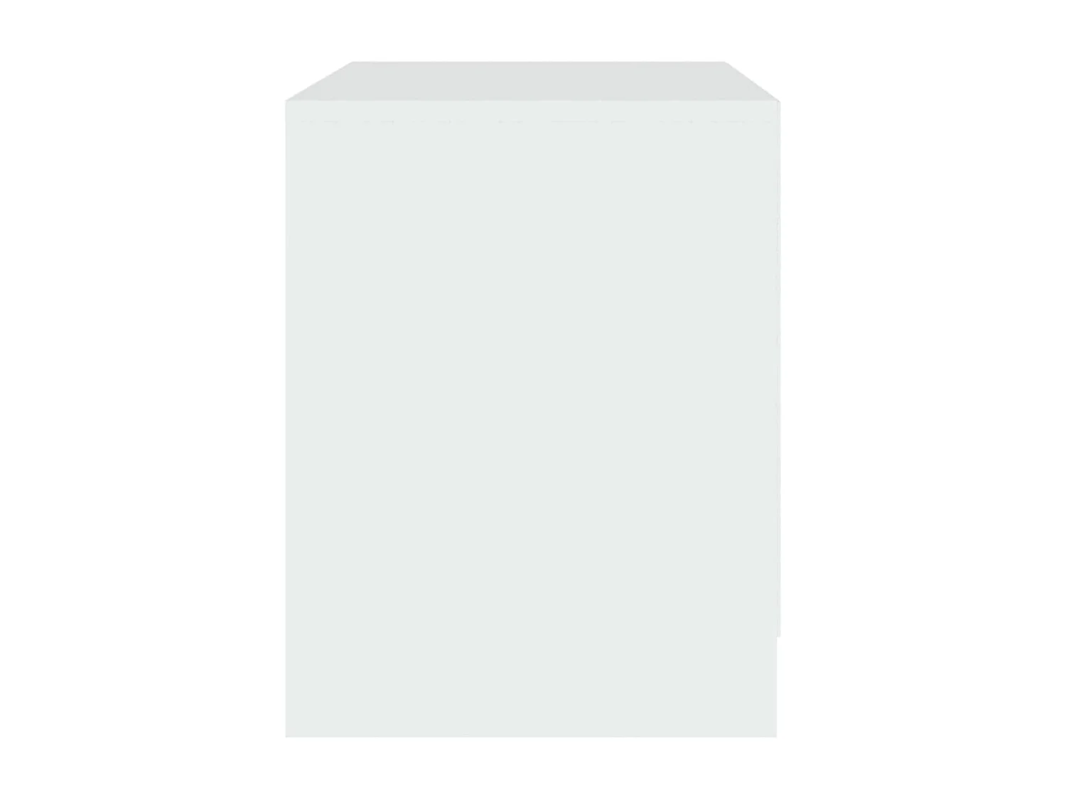 Tables de chevet 2 pcs blanc 45x34,5x44,5 cm bois d’ingénierie