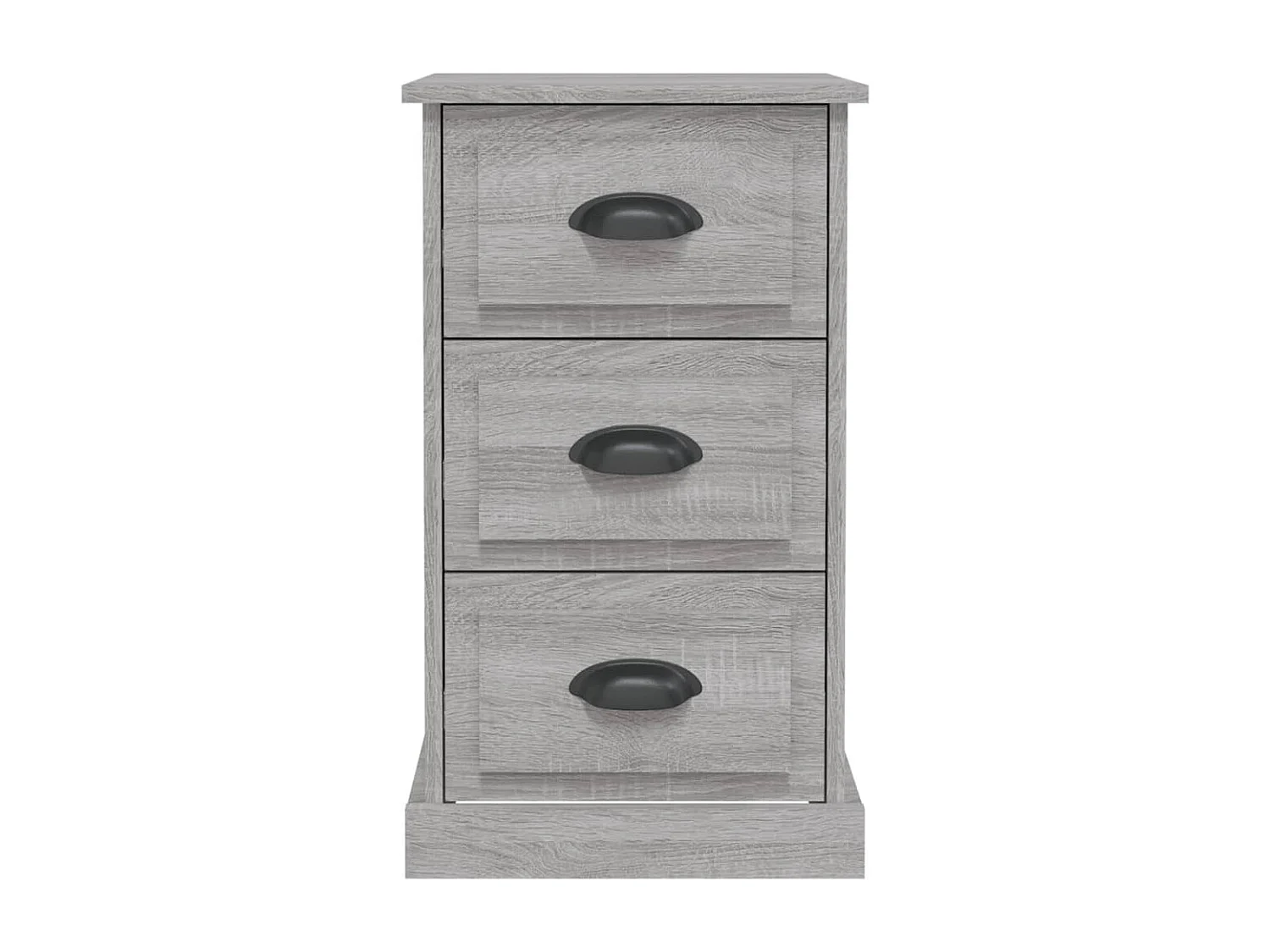 Sonoma Grey Nachtkastje 39x39x67 cm Bewerkt Hout