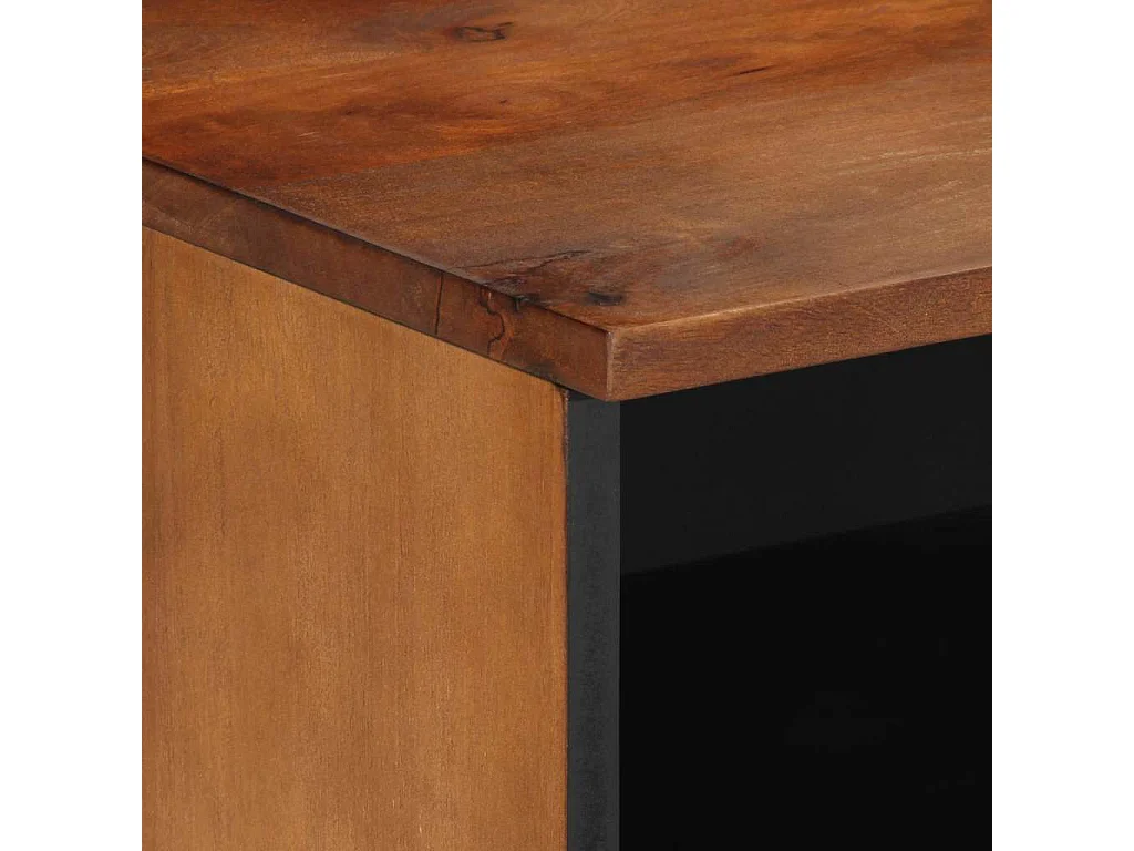 Table de chevet 40x33x46 cm en bois massif de mangue