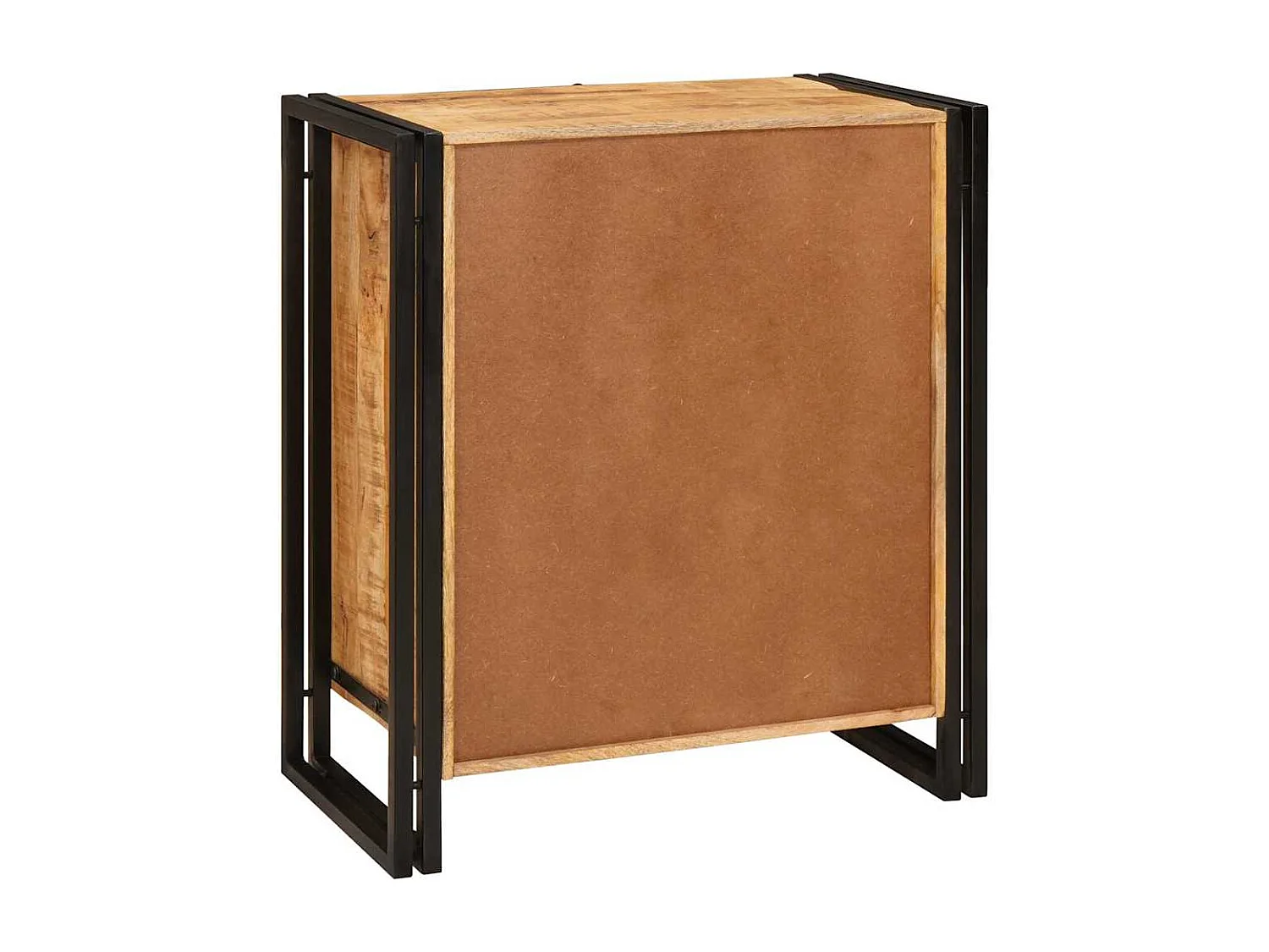 Cabinet de chevet Marron Bois de mangue brut massif