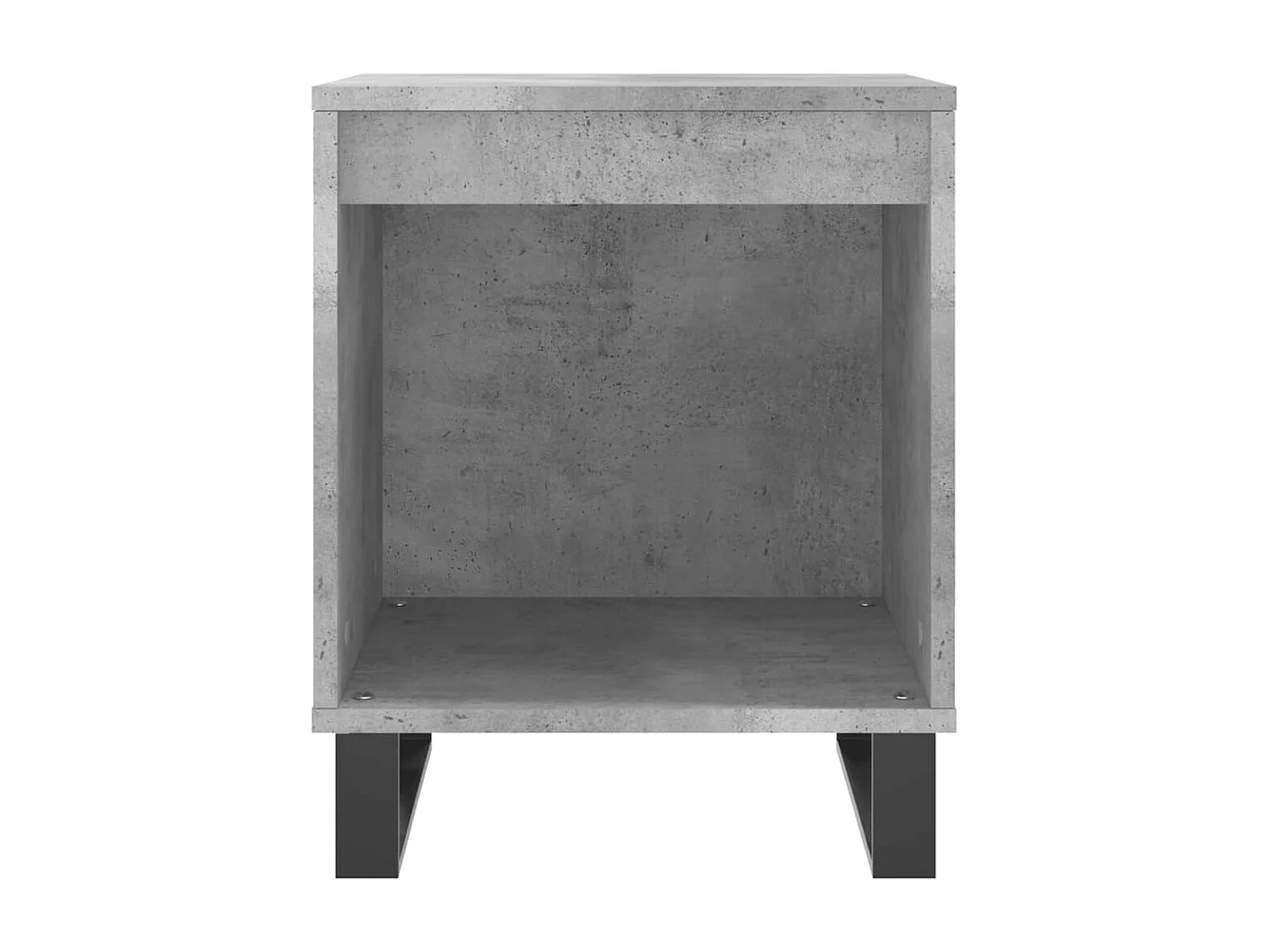 Tables de chevet 2 pcs gris béton 40x35x50 cm bois d’ingénierie