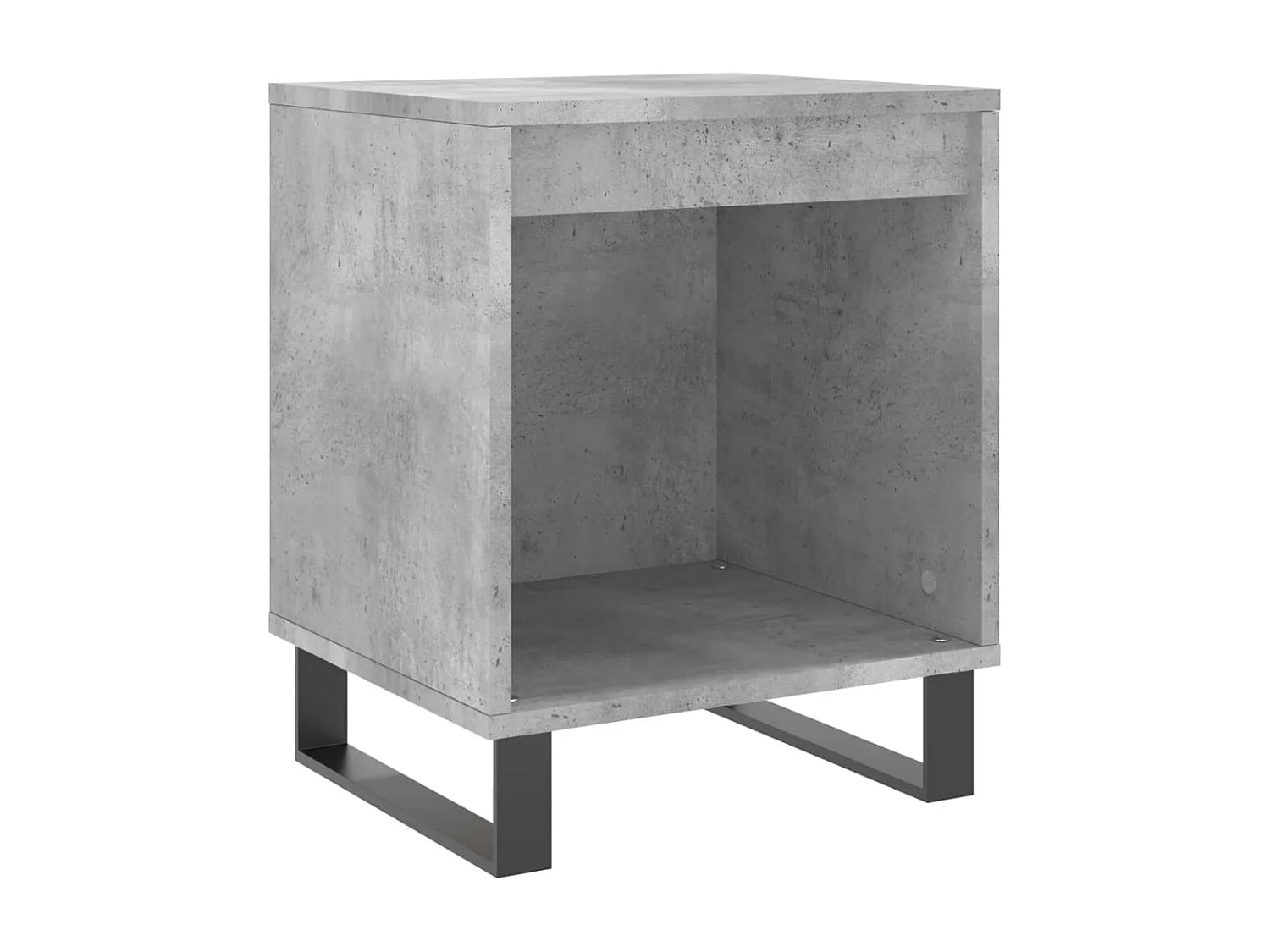 Nachtkastjes 2 stuks betongrijs 40x35x50 cm bewerkt hout