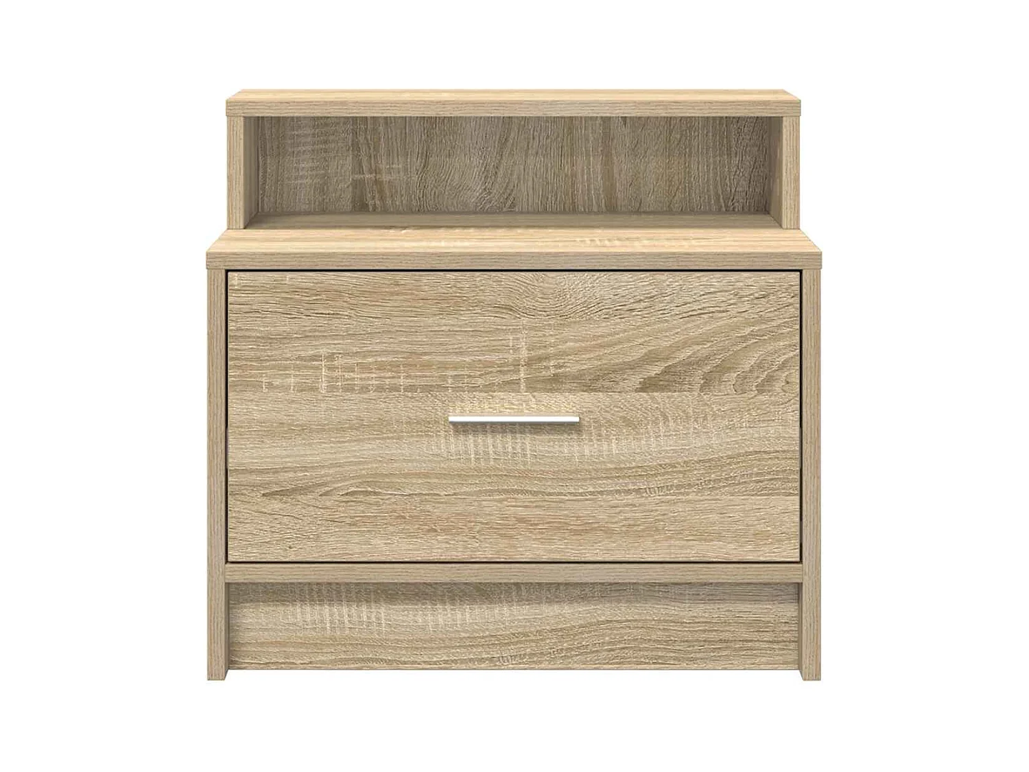 Nachtkastjes met lade 2 stuks sonoma eiken 51x31x47 cm