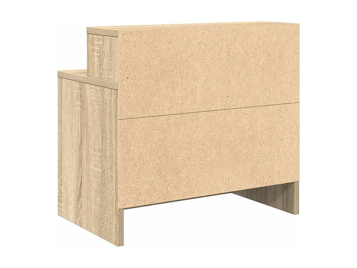 Nachtkastjes met lade 2 stuks sonoma eiken 51x31x47 cm