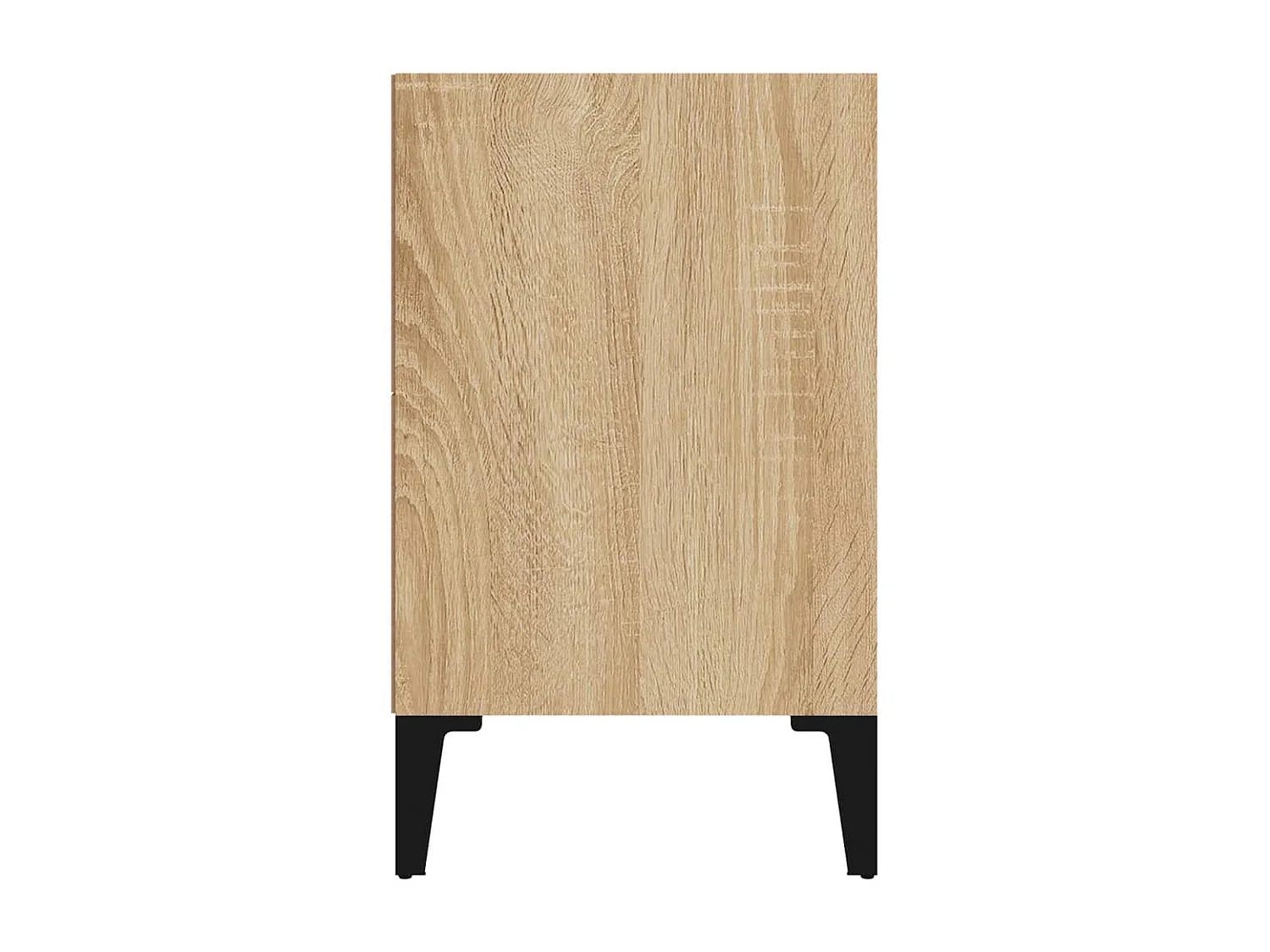 Table de chevet avec pieds en métal chêne sonoma 40x30x50 cm