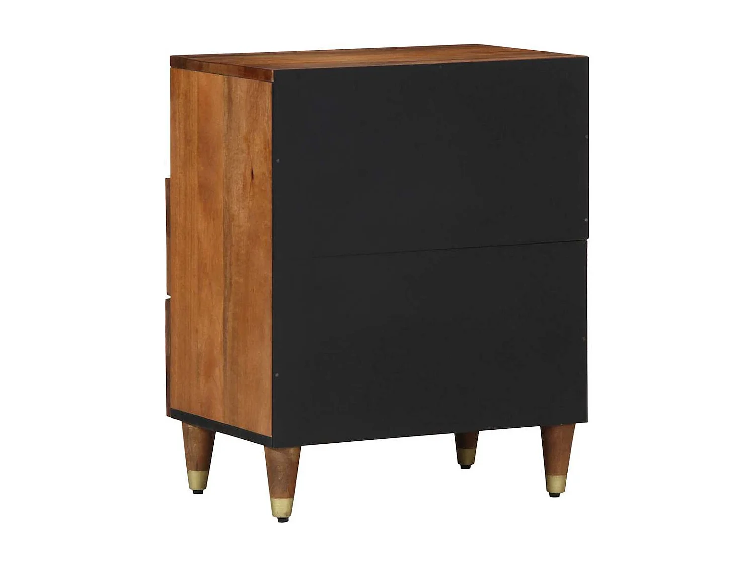 Table de chevet 50x33x60 cm en bois solide de mangue