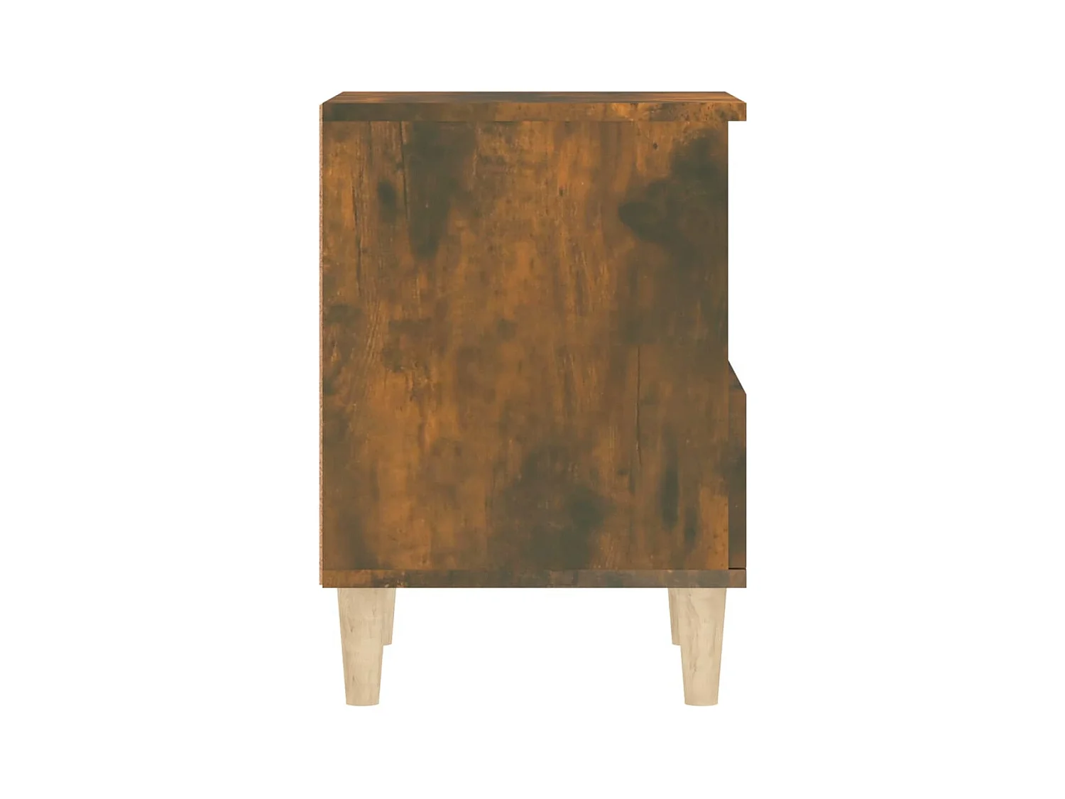 Nachtkastjes 2 stuks Gerookt eiken 40x35x50 cm