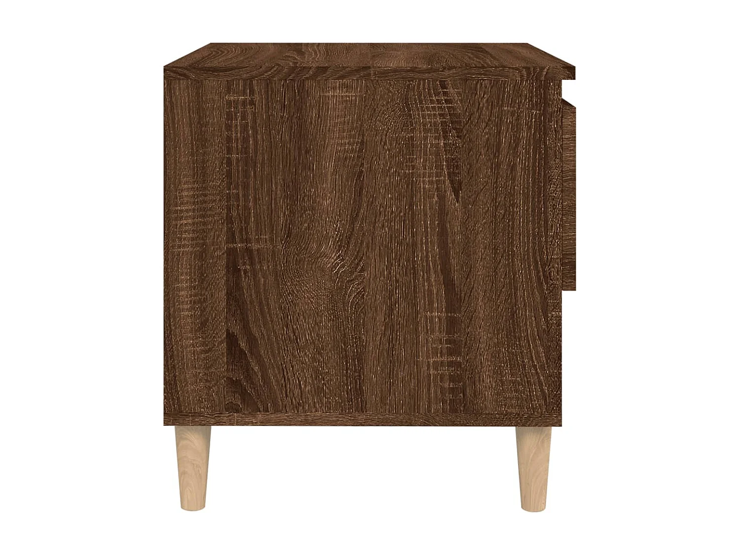 Comodini 2 pz Rovere marrone 50x46x50 cm Legno ingegnerizzato