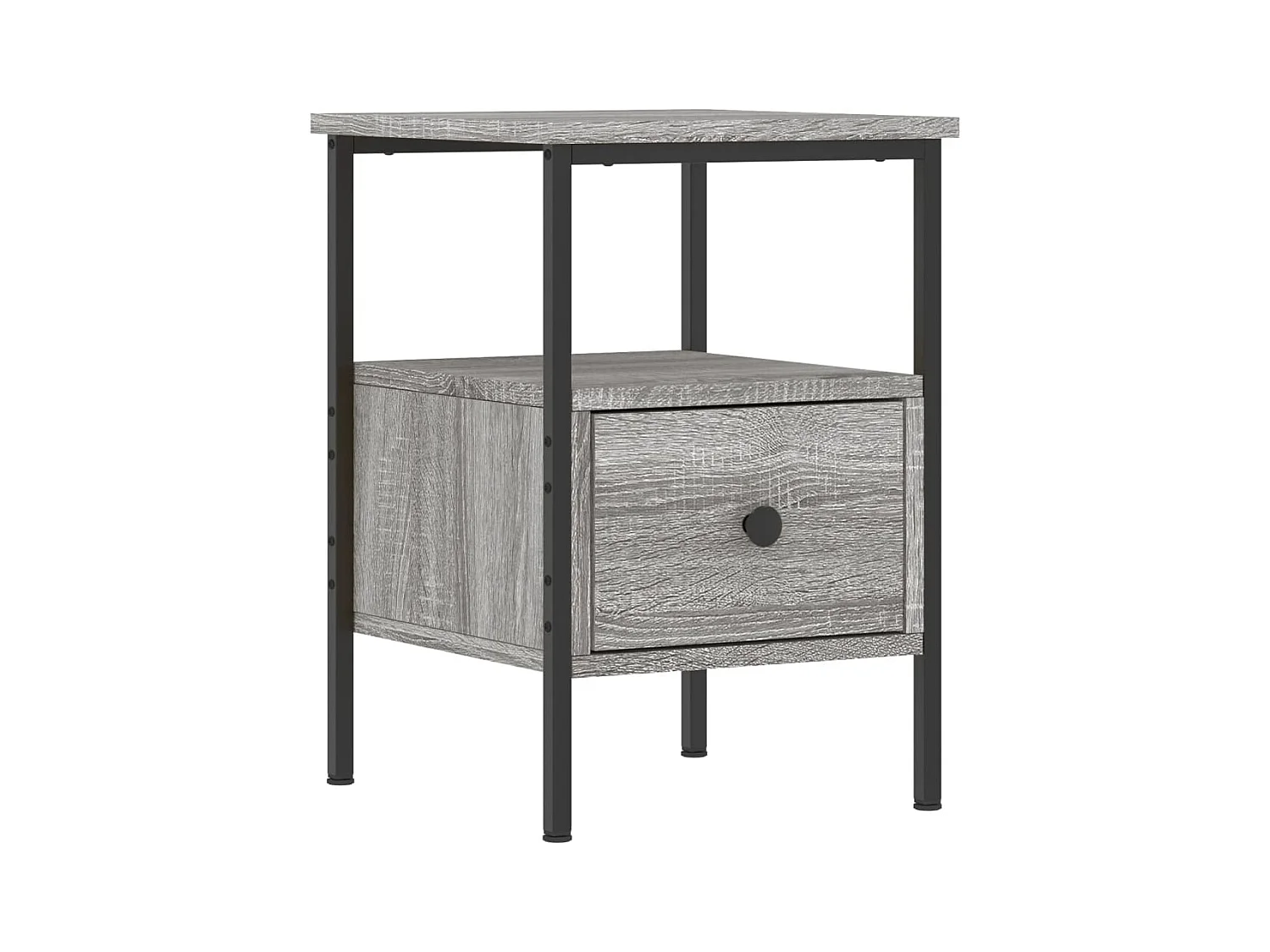 Comodini 2 pezzi grigio sonoma 34x36x50cm in legno ingegnerizzato