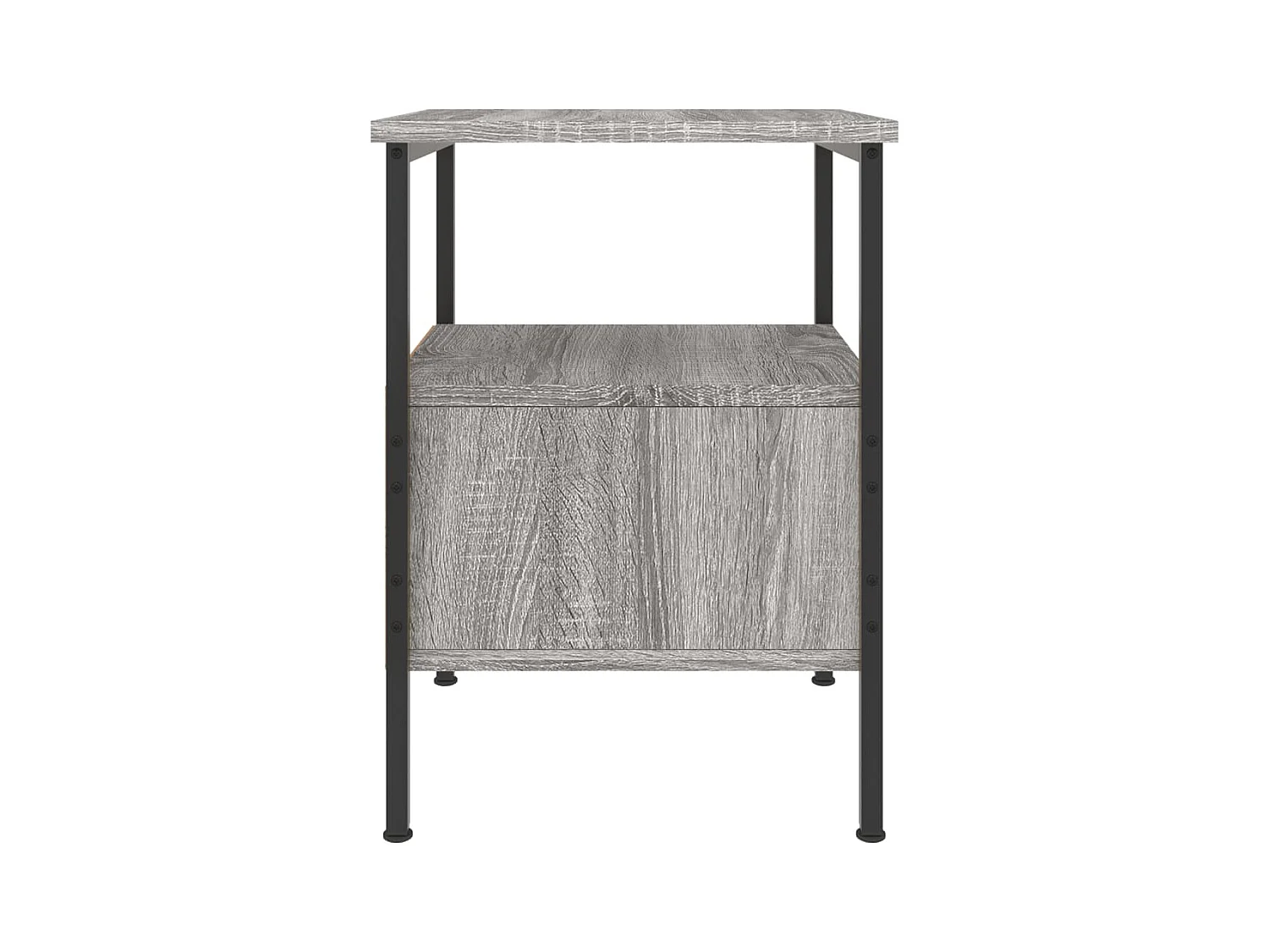 Comodini 2 pezzi grigio sonoma 34x36x50cm in legno ingegnerizzato