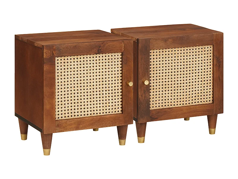 Tables de chevet 2 pcs 40 x 33.5 x 46 cm