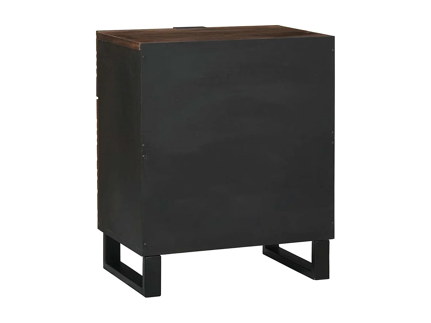 Comodino 50x33x60 cm in legno massello di noce