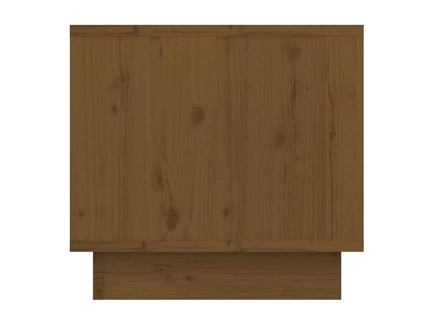 Comodini 2 pezzi marrone miele 35x34x32cm in legno massello di pino