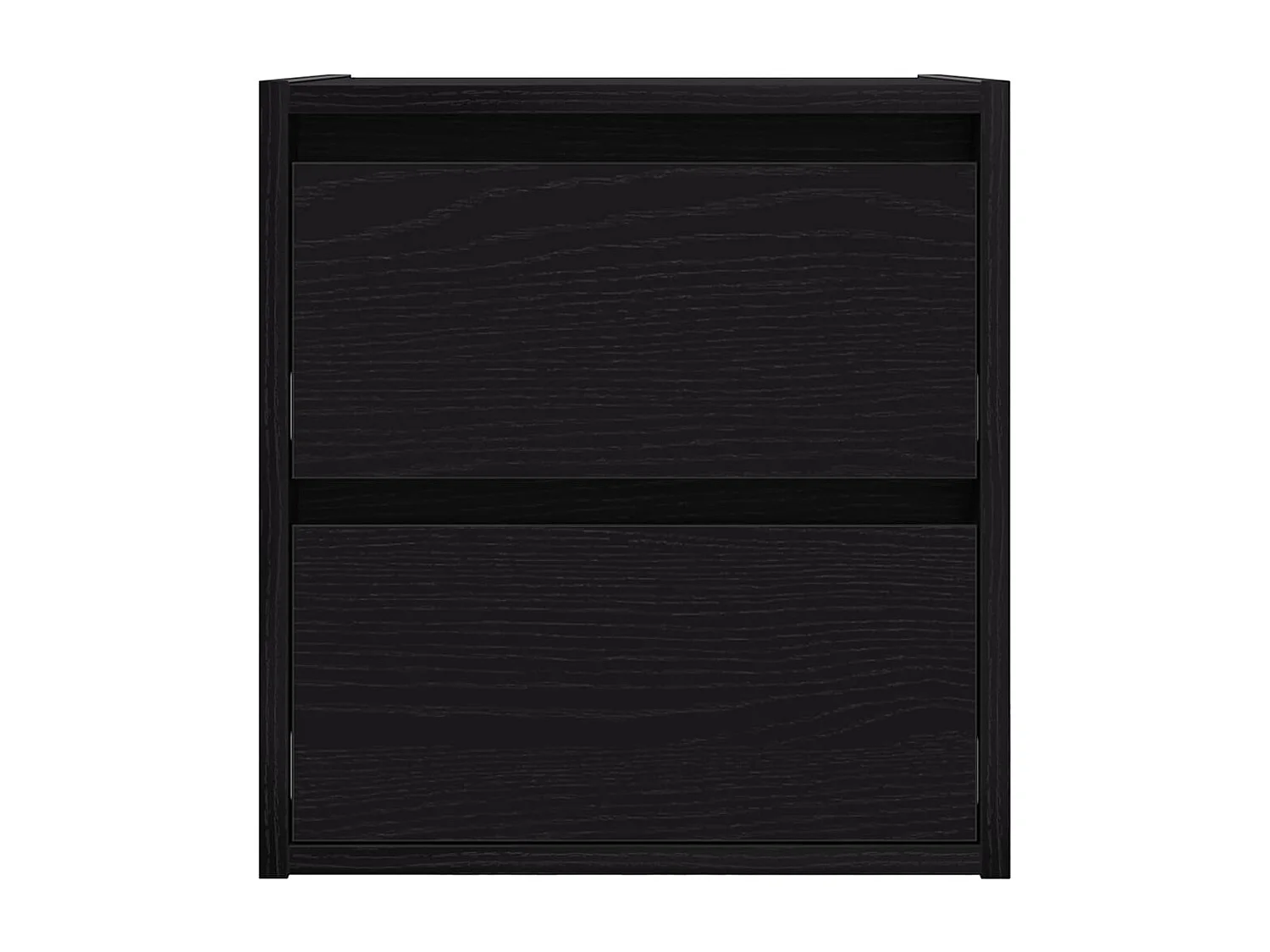 Tables de chevet murales 2 pcs chêne noir 38x34x40 cm