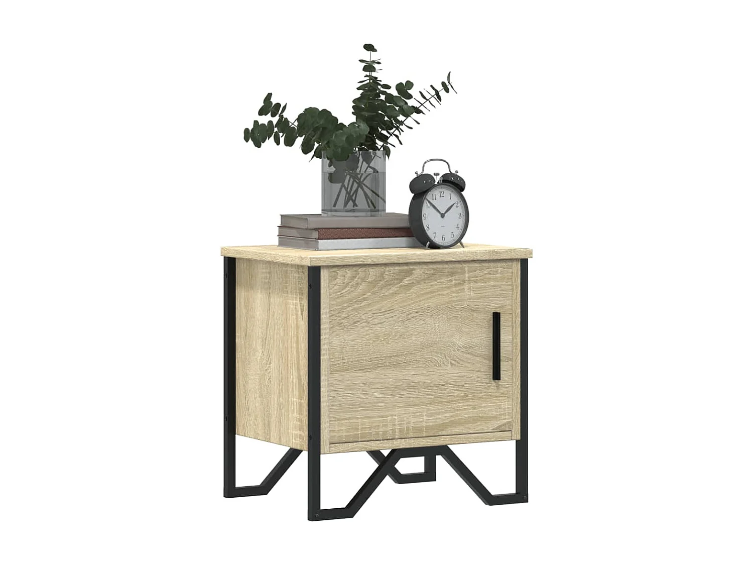 Nachtkastjes 2 stuks Sonoma eiken 40 x 30 x 40 cm Spaanplaat