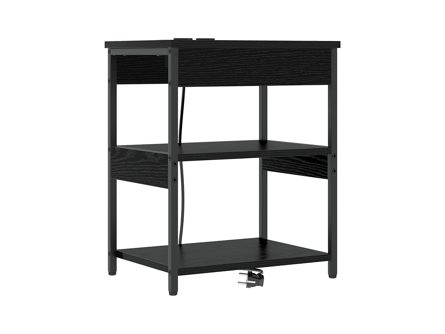 Armoires de chevet 2 pcs Chêne noir 41 x 31 x 51 cm